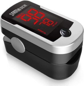 Deluxe SM-110 finger pulse oximeter