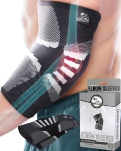Elbow Compression Sleeves (1 Pair) by Nordic Lifting