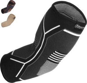 Kunto Fitness Elbow Brace Compression Support Sleeve