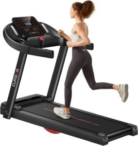 CURSOR FITNESS Home Folding Treadmill