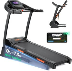 THERUN Black Treadmill