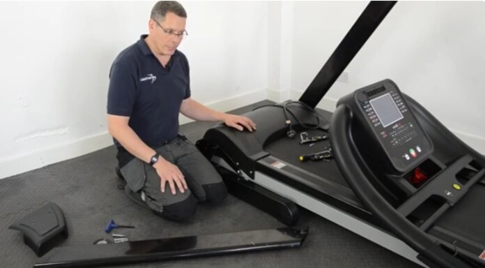 how to disassemble nordictrack treadmill for moving