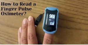 How to read a finger pulse oximeter