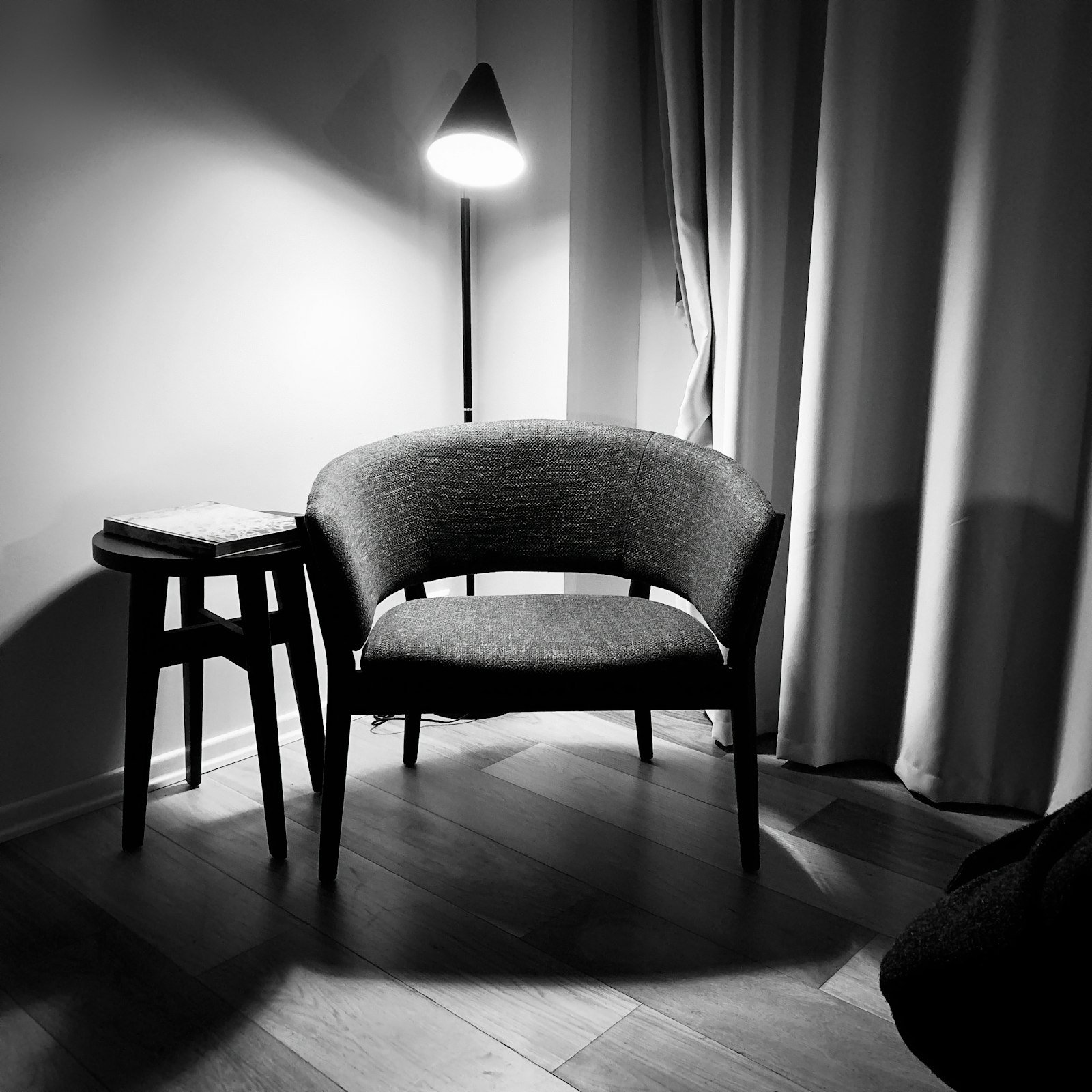 Comfortable chair in a calm counseling office setting