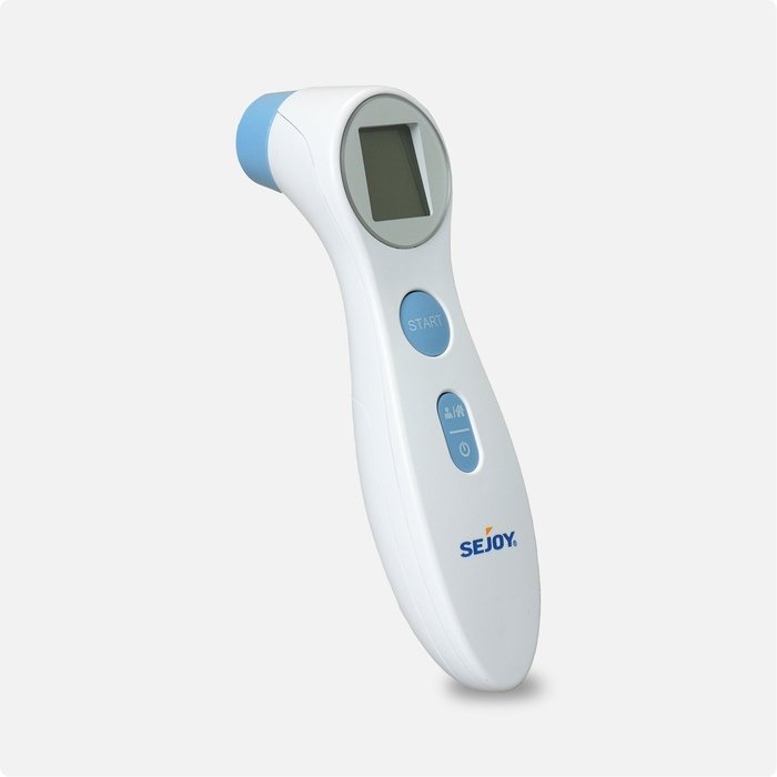 how to use sejoy infrared forehead thermometere