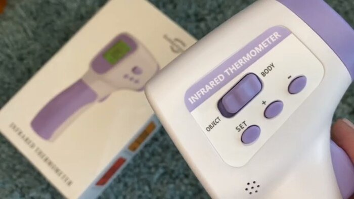 how to change infrared thermometer from celsius to fahrenheit