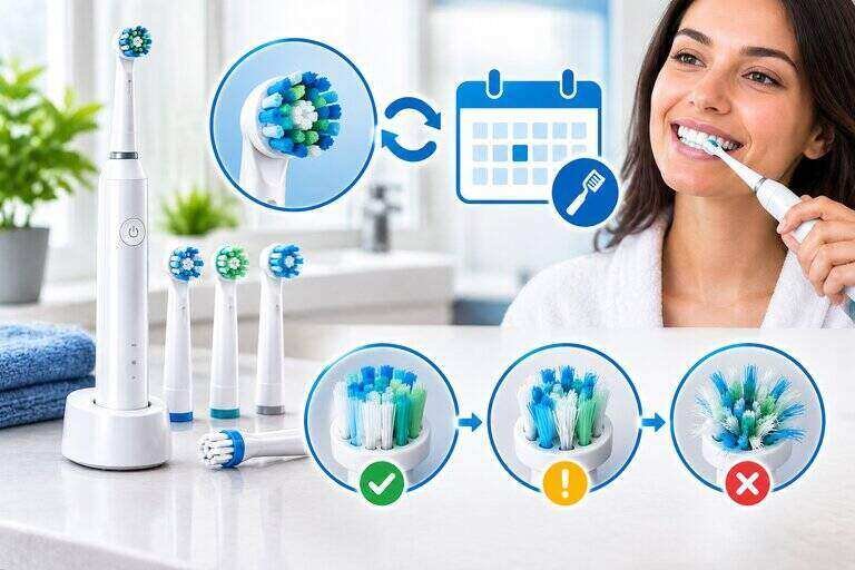 how often to change electric toothbrush head