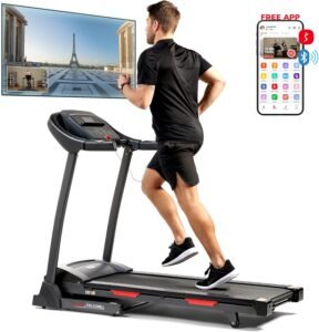 Sunny Health & Fitness Premium Folding Treadmill