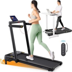 UREVO Walking Pad Treadmill with Incline