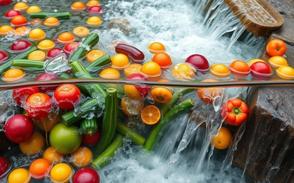 Produce Washing Techniques