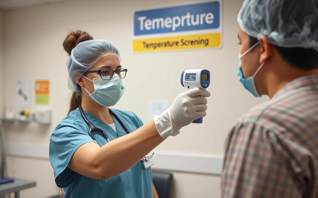 how to use infrared thermometer on humans