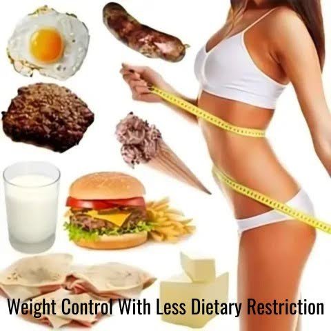 Weight control with less dietary restriction Weight control with less dietary restriction