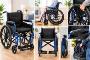 drive medical blue streak wheelchair