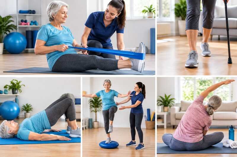 best fitness program to recover from a slip and fall injury