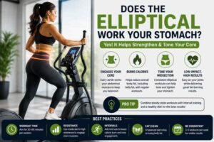 does the elliptical work your stomach