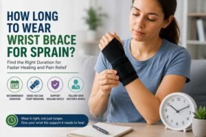 how long to wear wrist brace for sprain