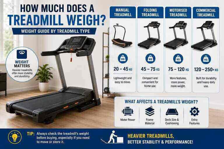 how much does a treadmill weigh