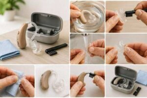 how to clean a hearing aid earmold