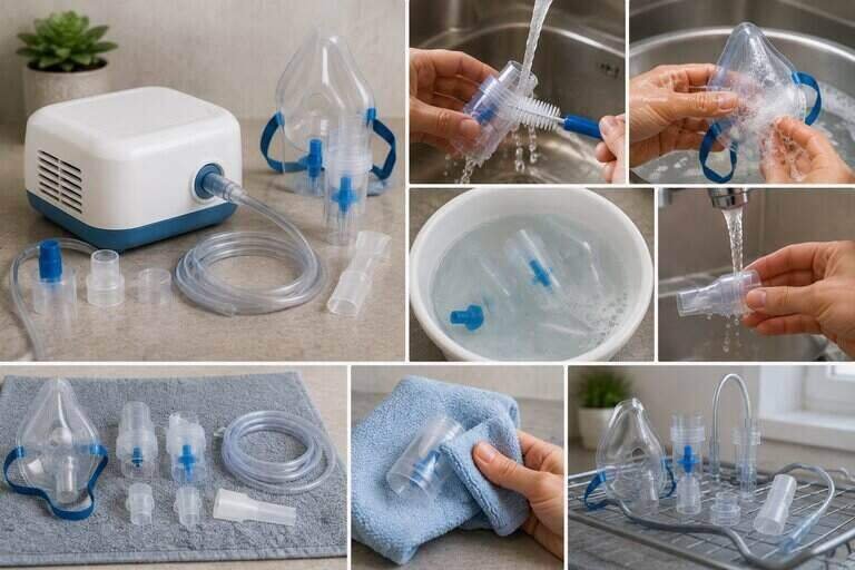 how to clean a nebulizer