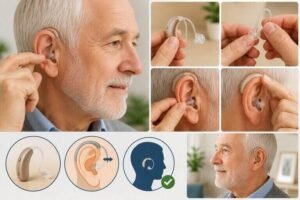 how to put a hearing aid in your ear