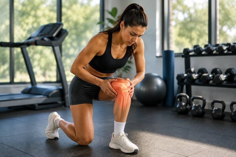 how to save your knees during exercise