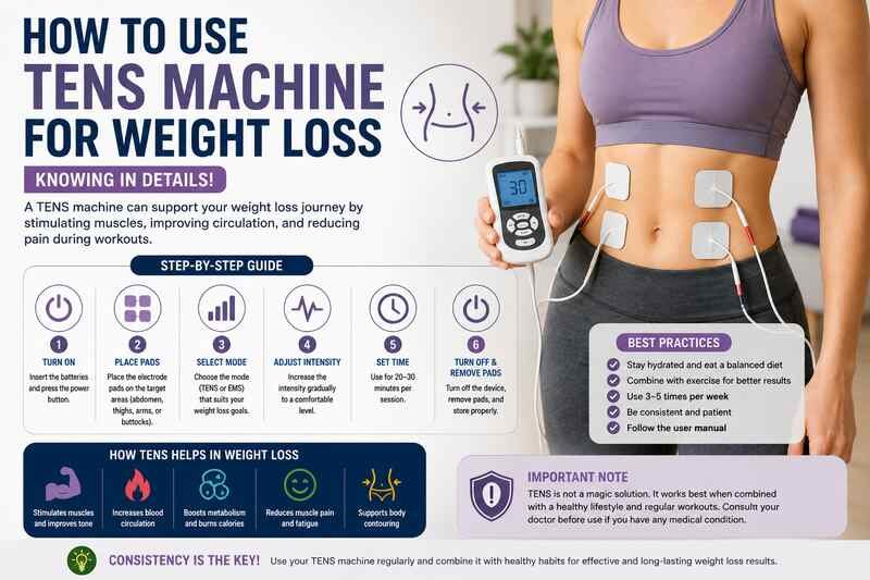how to use a TENS machine for weight loss