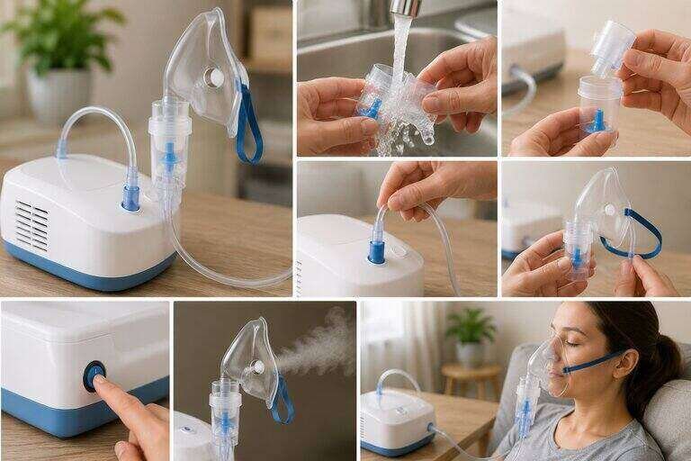 how to use a nebulizer without medication