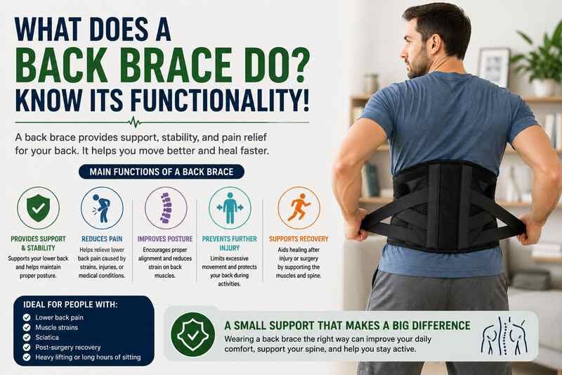 what does a back brace do