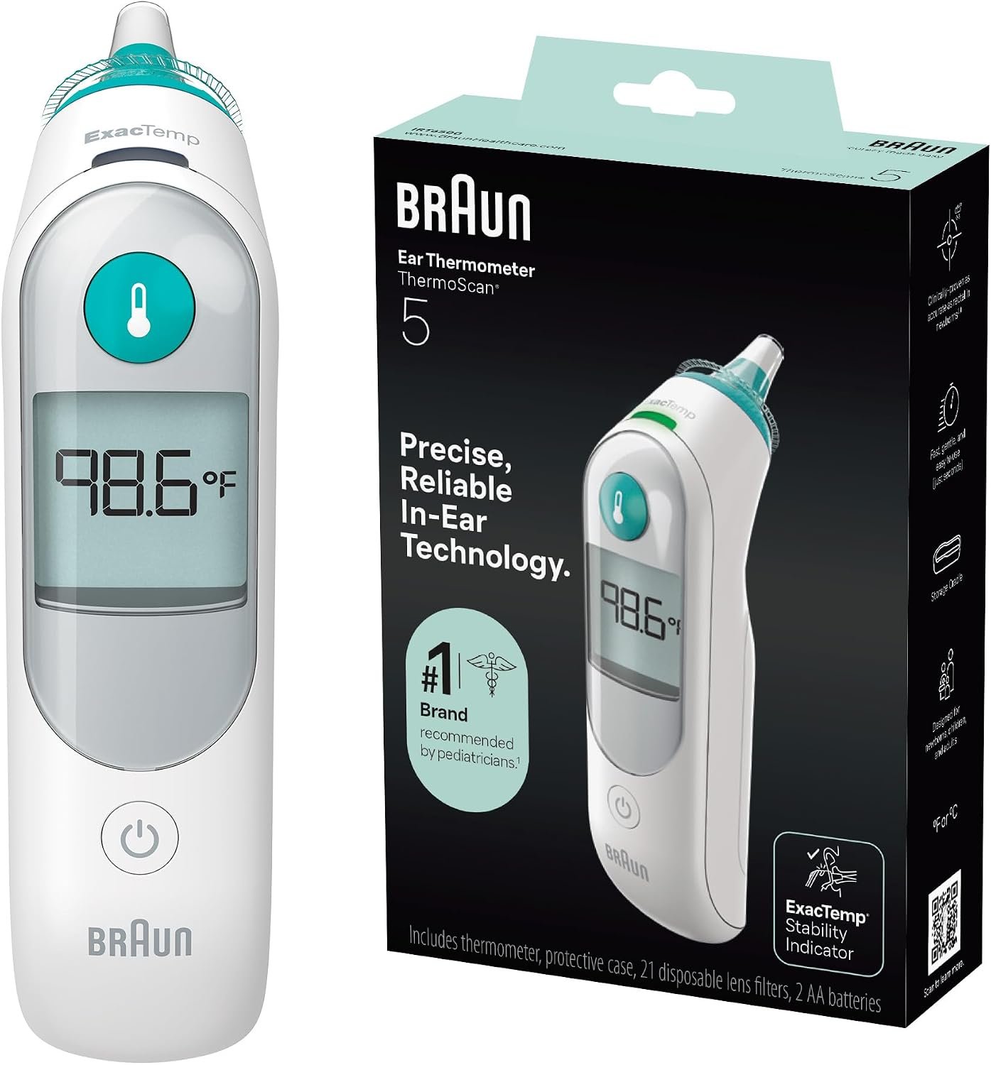 Braun ThermoScan 5 Ear Thermometer IRT6500