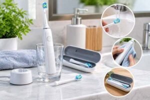 how to keep electric toothbrush clean