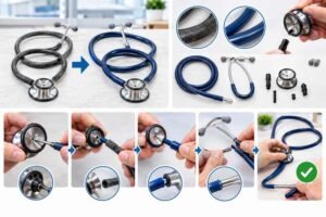 how to replace stethoscope tubing