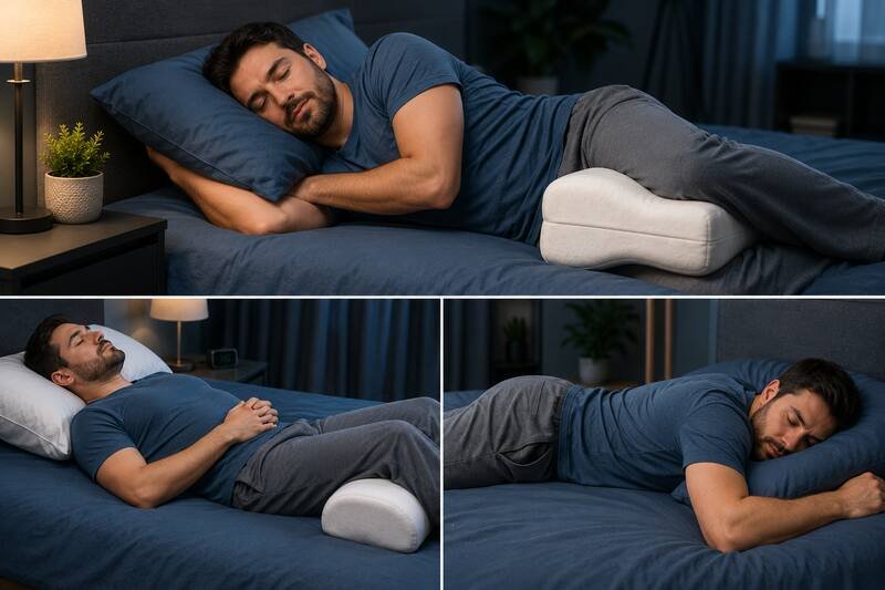 what is the best sleeping position for high blood pressure