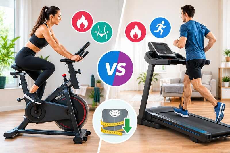 which is better exercise bike or treadmill